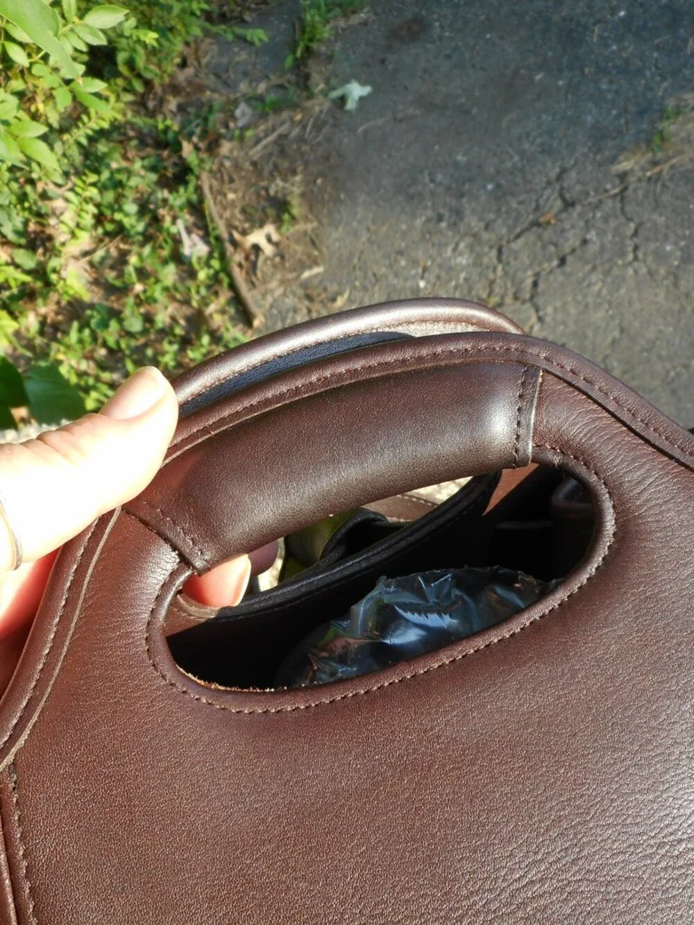 EUC Vintage Coach Drawstring Backpack 9994, in Mahogany